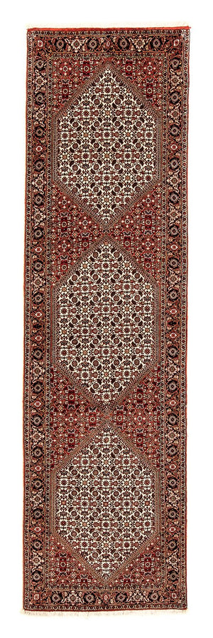 Loper Perzisch tapijt - Bijar - 280 x 83 cm - veelkleurig