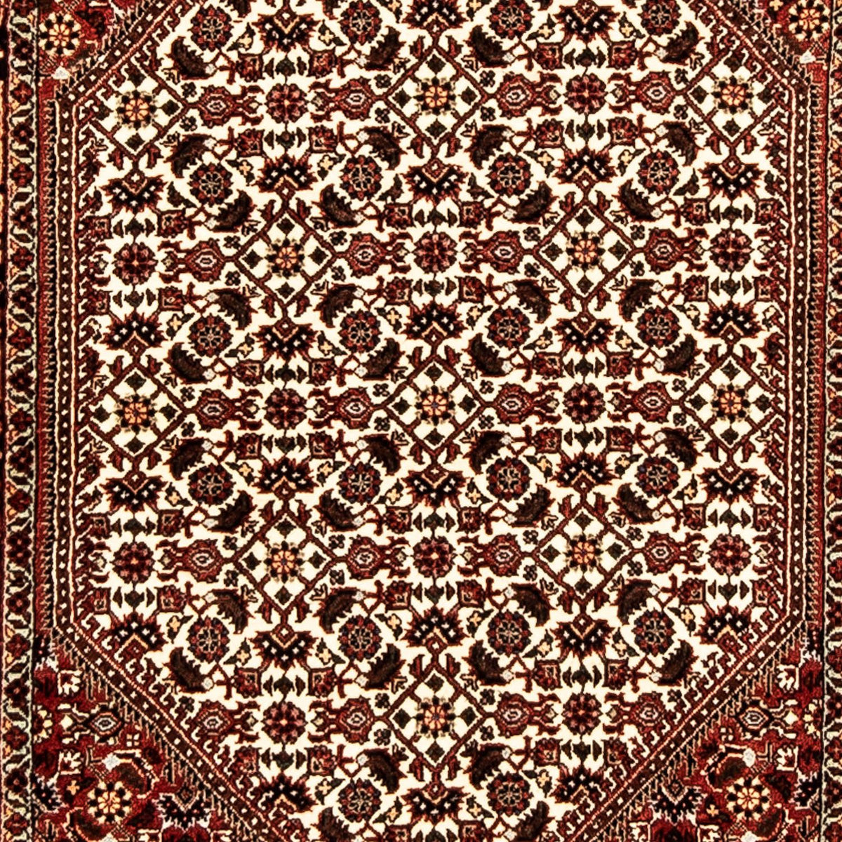 Loper Perzisch tapijt - Bijar - 280 x 83 cm - veelkleurig