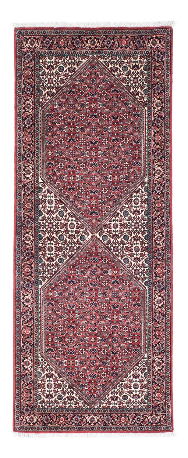 Loper Perzisch tapijt - Bijar - 195 x 73 cm - rood
