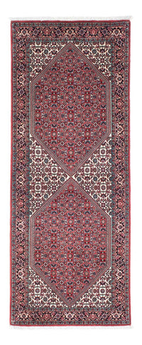 Loper Perzisch tapijt - Bijar - 195 x 73 cm - rood