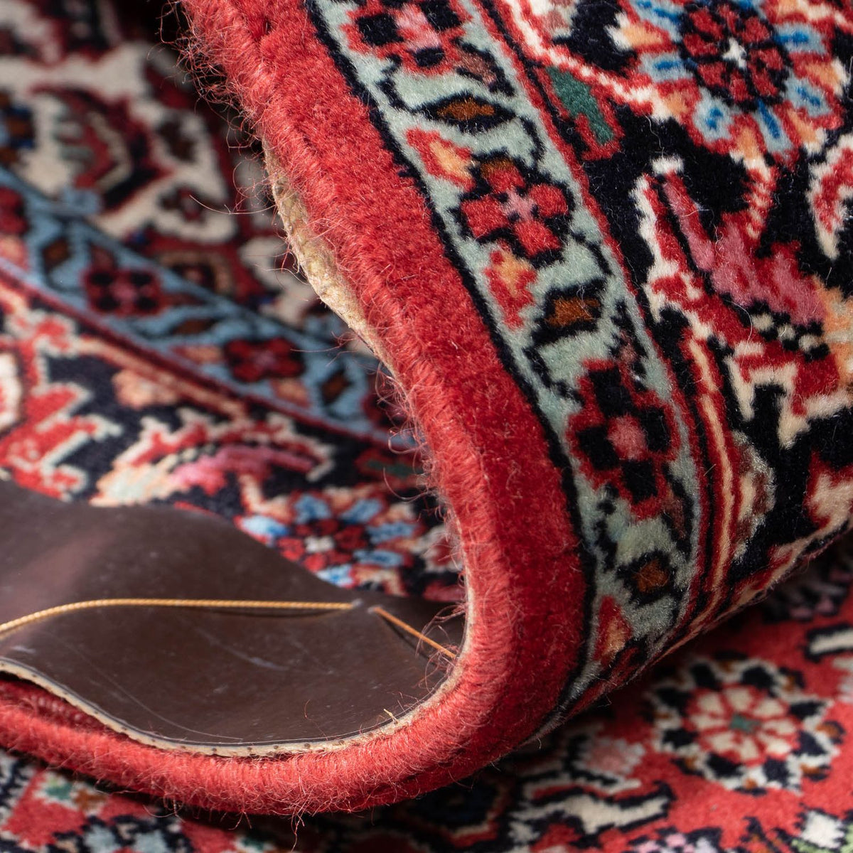 Loper Perzisch tapijt - Bijar - 195 x 73 cm - rood