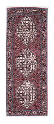 Loper Perzisch tapijt - Bijar - 197 x 74 cm - rood