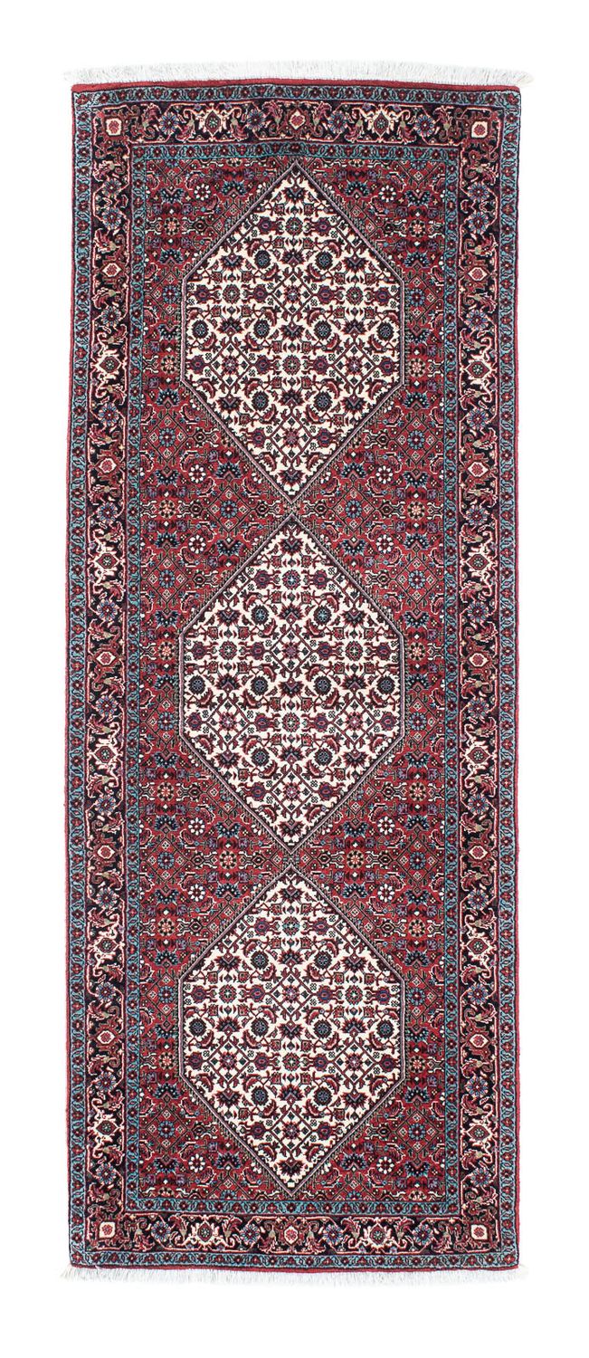 Loper Perzisch tapijt - Bijar - 197 x 74 cm - rood