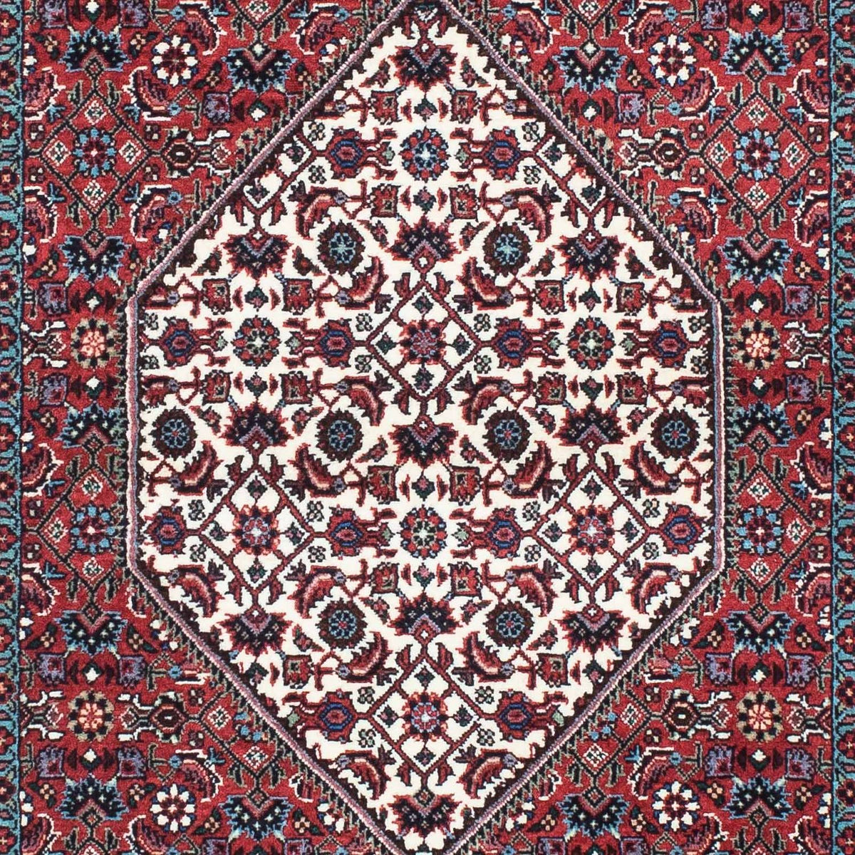 Loper Perzisch tapijt - Bijar - 197 x 74 cm - rood