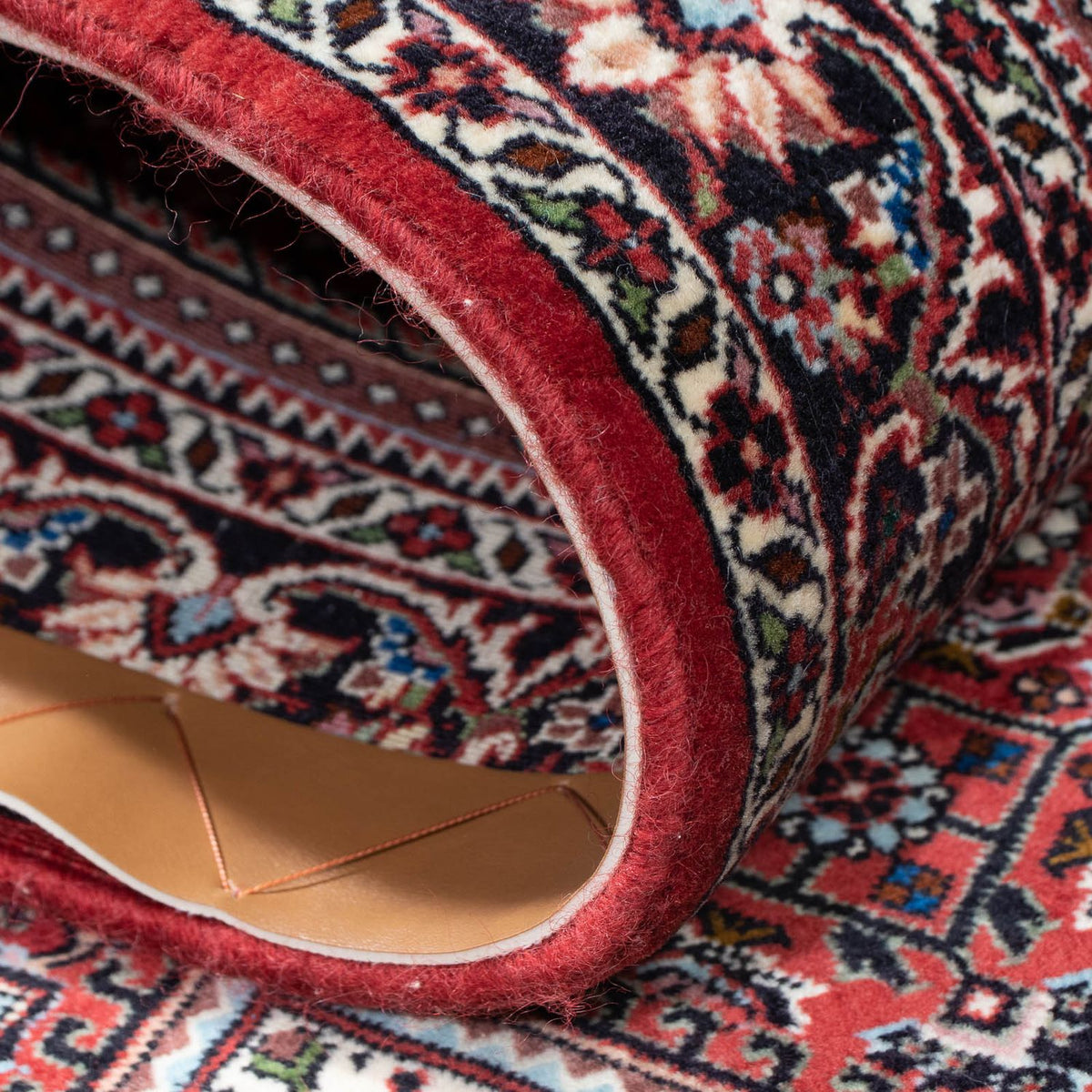 Loper Perzisch tapijt - Bijar - 225 x 72 cm - rood