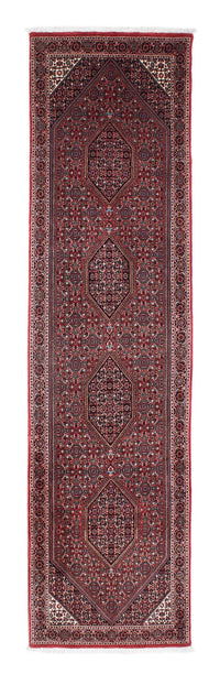 Loper Perzisch tapijt - Bijar - 324 x 83 cm - rood