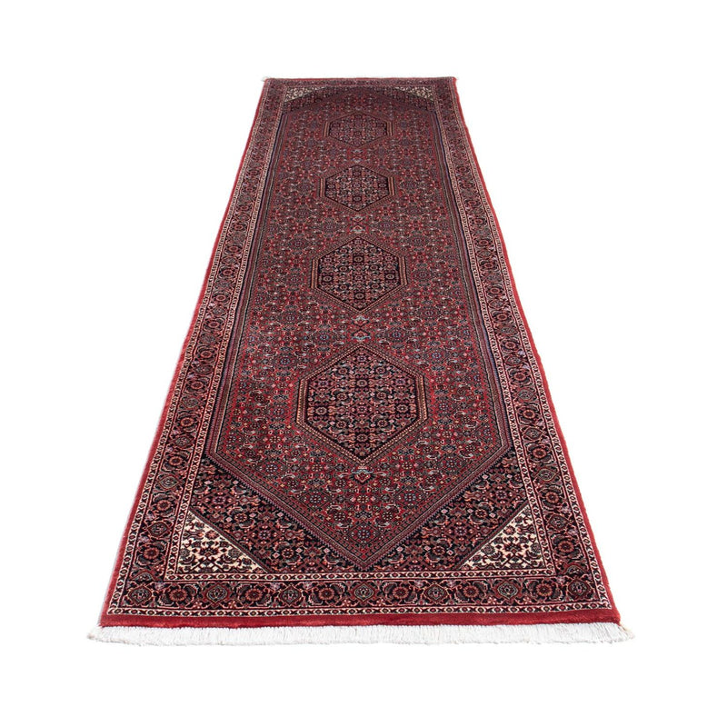 Loper Perzisch tapijt - Bijar - 324 x 83 cm - rood