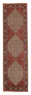 Loper Perzisch tapijt - Bijar - 297 x 84 cm - veelkleurig
