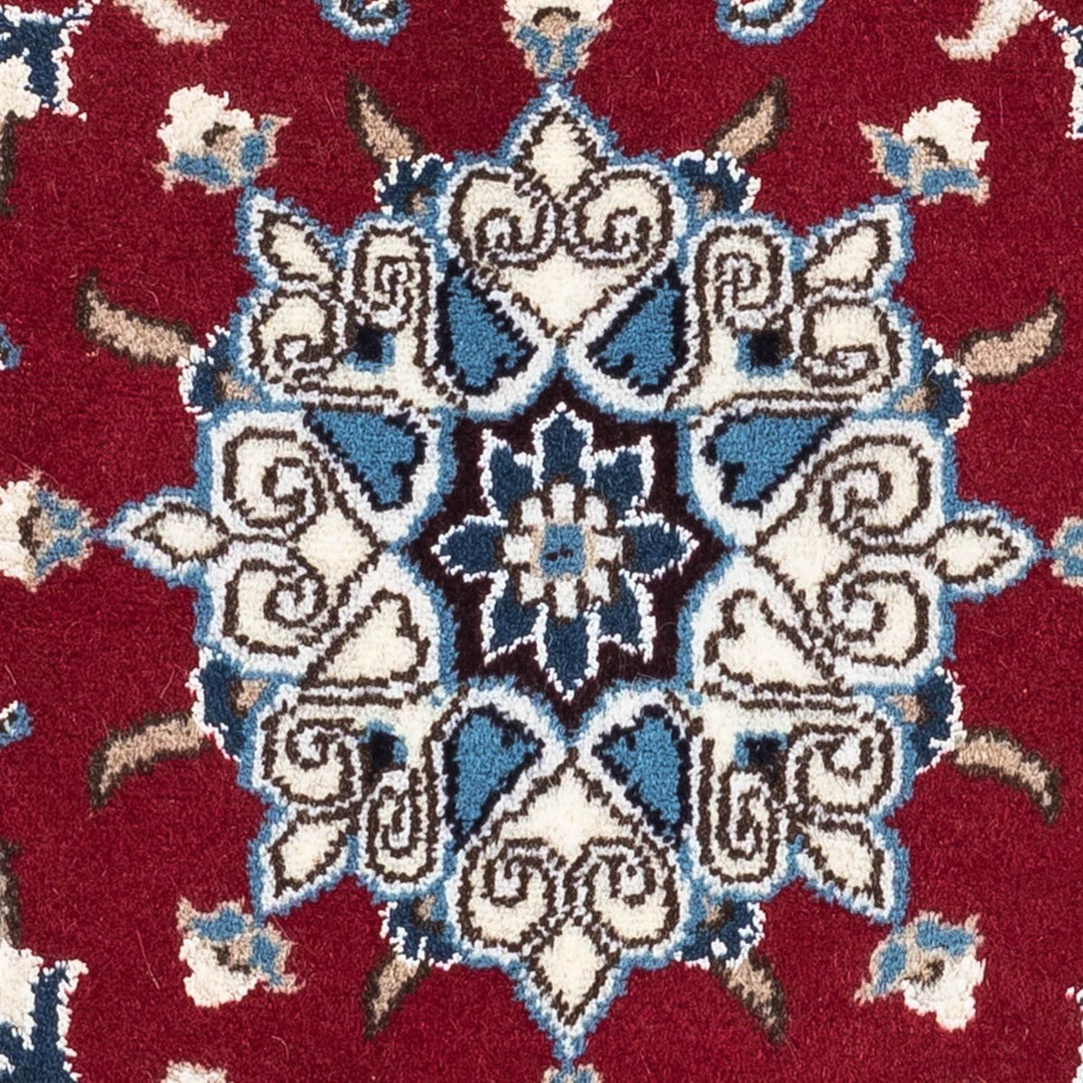 Perzisch tapijt - Nain - 90 x 60 cm - donkerrood