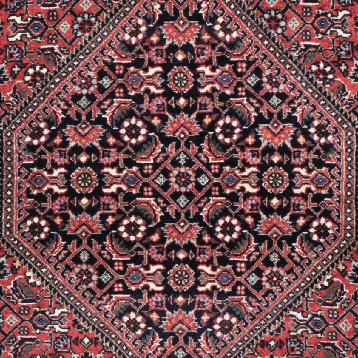 Loper Perzisch tapijt - Bijar - 196 x 72 cm - donkerblauw