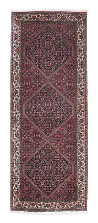 Loper Perzisch tapijt - Bijar - 208 x 74 cm - donkerblauw