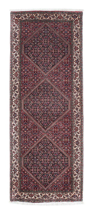 Loper Perzisch tapijt - Bijar - 208 x 74 cm - donkerblauw