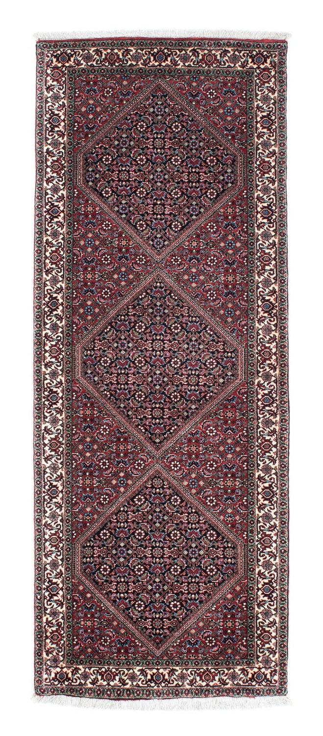 Loper Perzisch tapijt - Bijar - 208 x 74 cm - donkerblauw