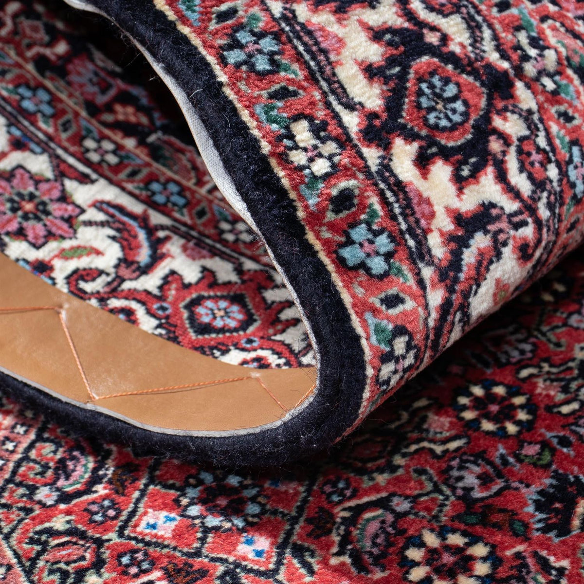 Loper Perzisch tapijt - Bijar - 208 x 73 cm - donkerblauw