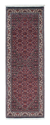 Loper Perzisch tapijt - Bijar - 205 x 73 cm - donkerblauw