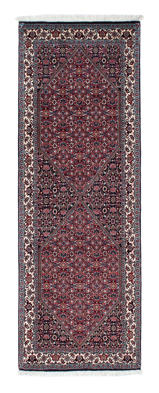 Loper Perzisch tapijt - Bijar - 205 x 73 cm - donkerblauw