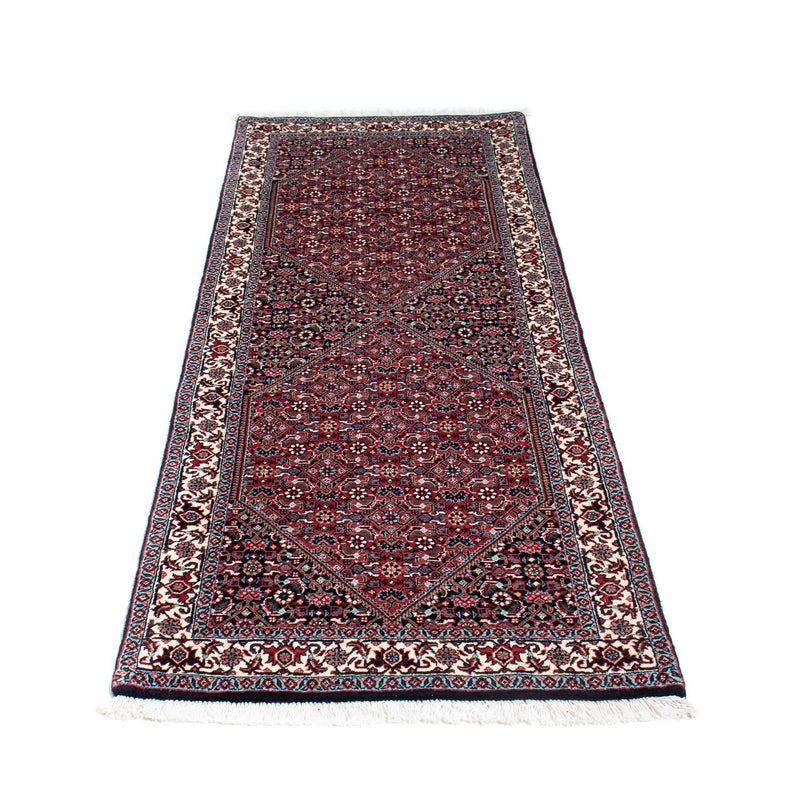 Loper Perzisch tapijt - Bijar - 205 x 73 cm - donkerblauw