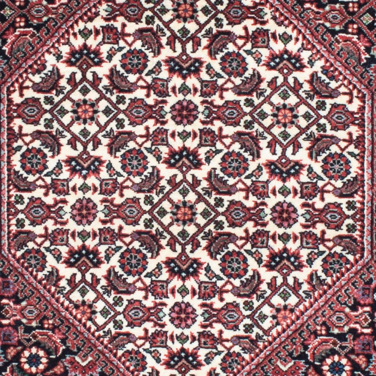 Loper Perzisch tapijt - Bijar - 190 x 74 cm - donkerblauw