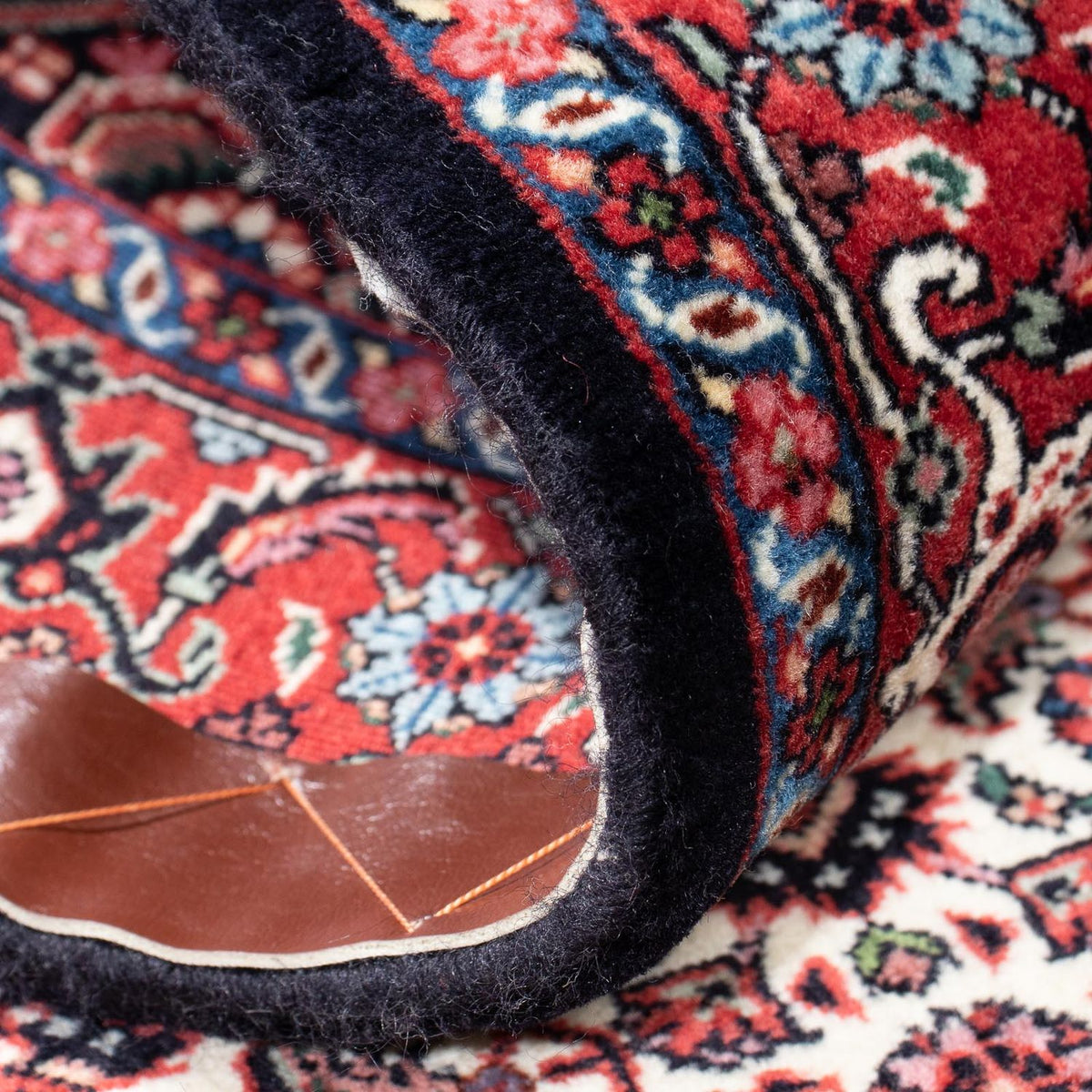 Loper Perzisch tapijt - Bijar - 190 x 74 cm - donkerblauw