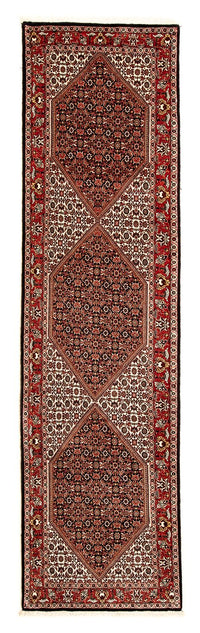 Loper Perzisch tapijt - Bijar - 300 x 82 cm - veelkleurig
