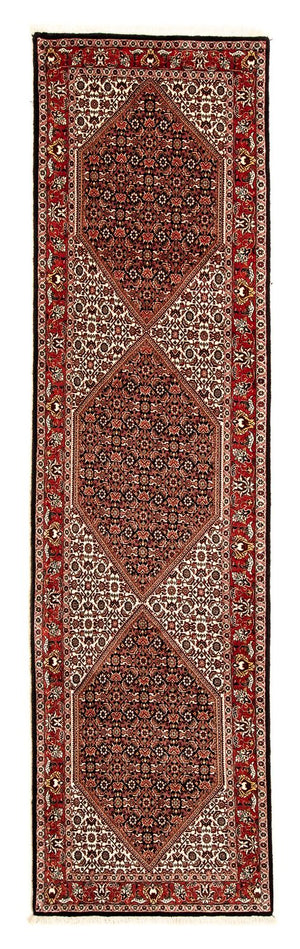 Loper Perzisch tapijt - Bijar - 300 x 82 cm - veelkleurig