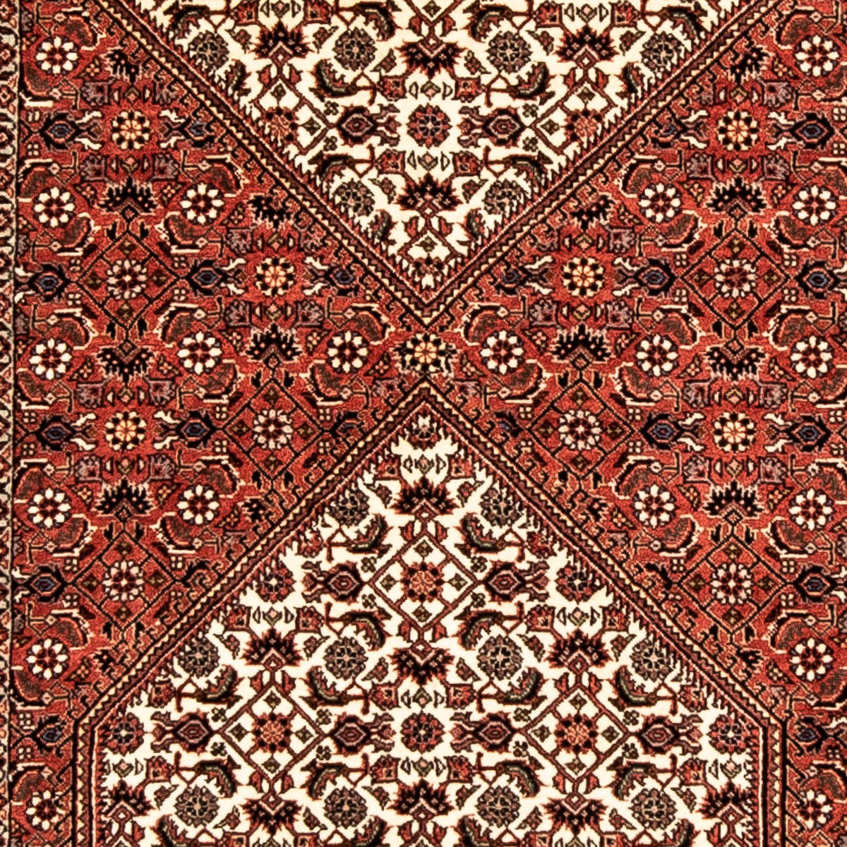 Loper Perzisch tapijt - Bijar - 291 x 85 cm - veelkleurig