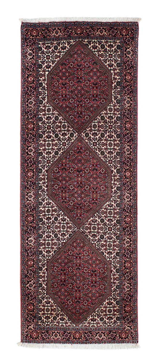 Loper Perzisch tapijt - Bijar - 217 x 74 cm - beige