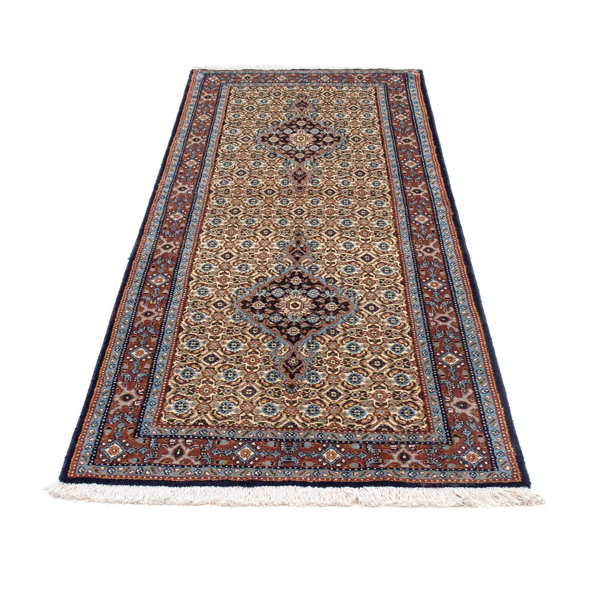 Loper Perzisch tapijt - Klassiek - 200 x 78 cm - beige
