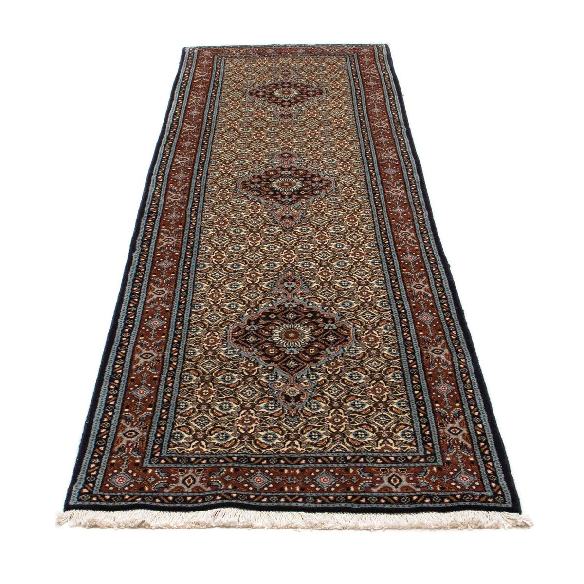 Loper Perzisch tapijt - Klassiek - 293 x 79 cm - beige