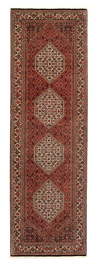 Loper Perzisch tapijt - Bijar - 293 x 84 cm - veelkleurig