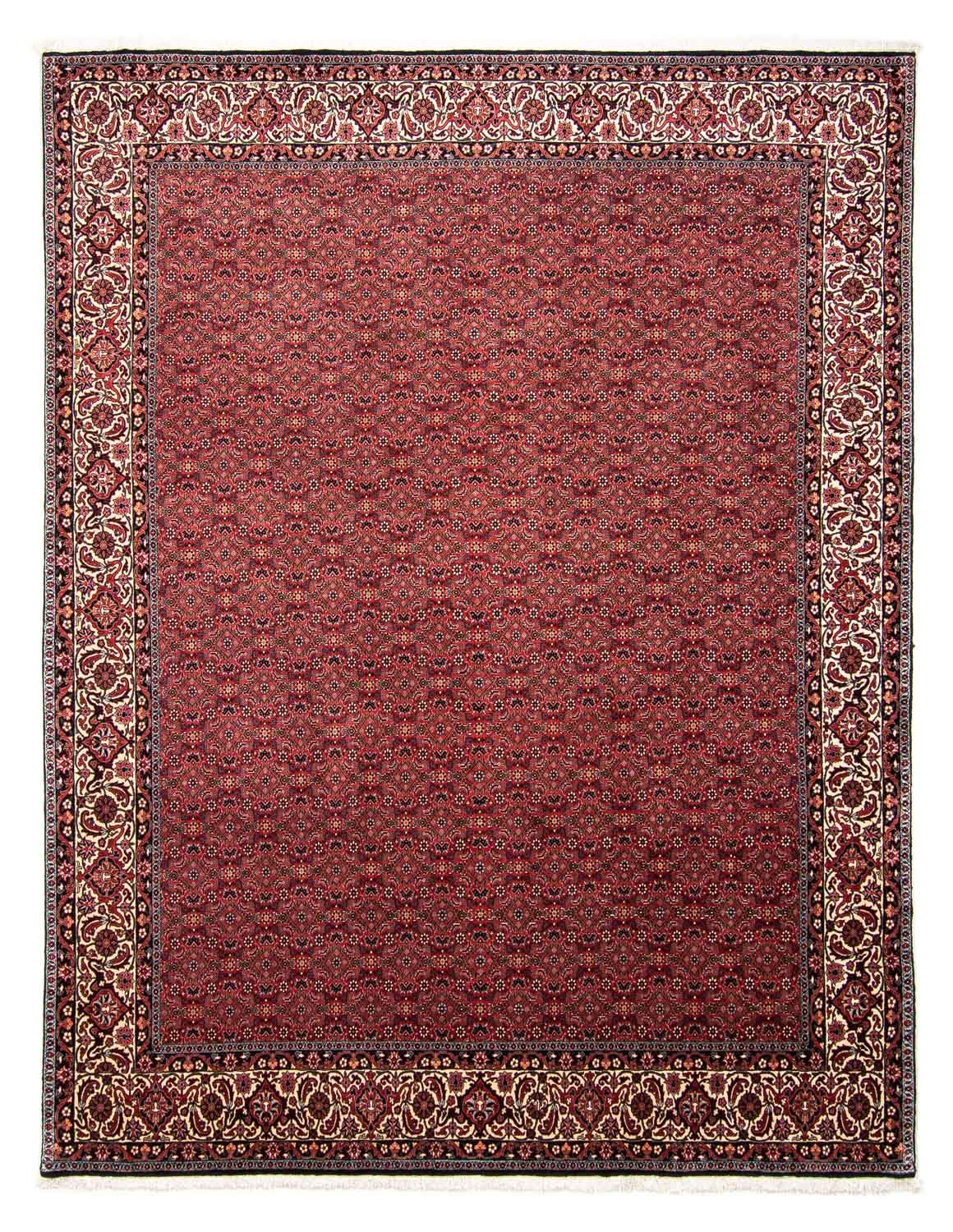 Perzisch tapijt - Bijar - 296 x 250 cm - donkerrood