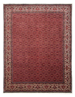 Perzisch tapijt - Bijar - 296 x 250 cm - donkerrood