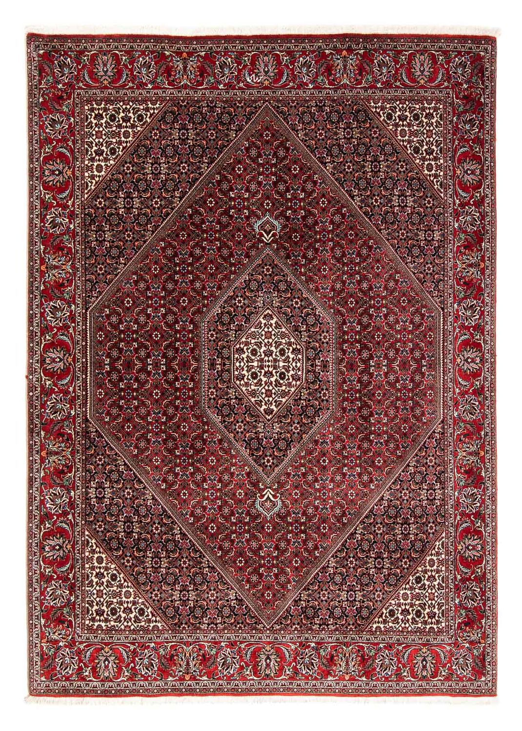 Perzisch tapijt - Bijar - 235 x 170 cm - donkerrood