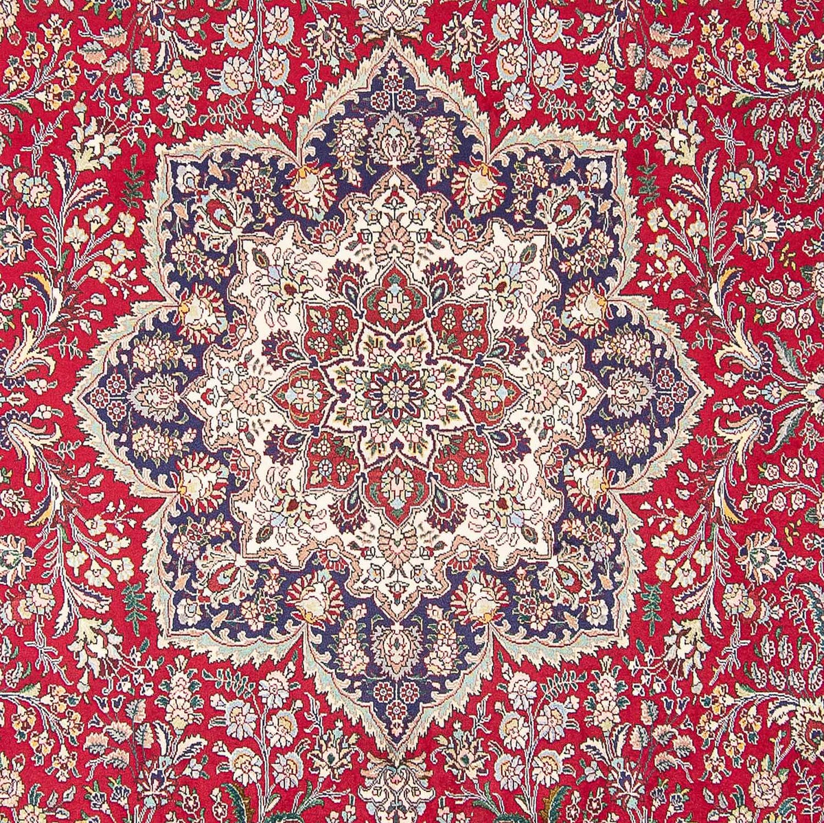Perzisch tapijt - Tabriz - Royal - 404 x 297 cm - rood