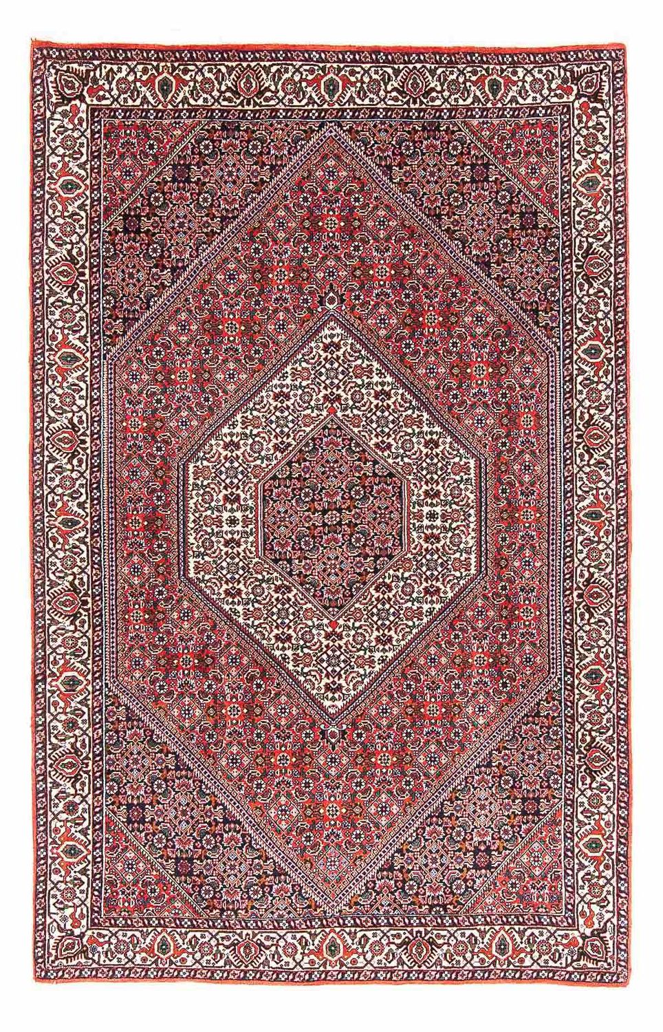 Perzisch tapijt - Bijar - 180 x 112 cm - rood