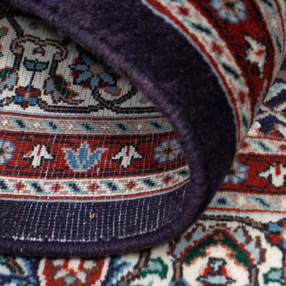 Perzisch tapijt - Klassiek vierkant  - 104 x 103 cm - donkerblauw