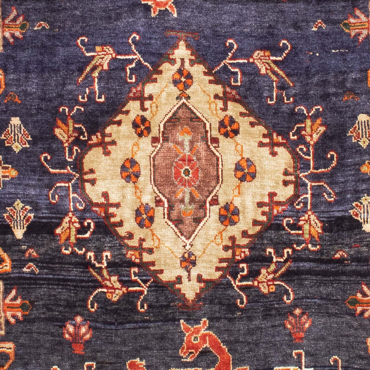 Perzisch Tapijt - Nomadisch - 170 x 117 cm - donkerblauw