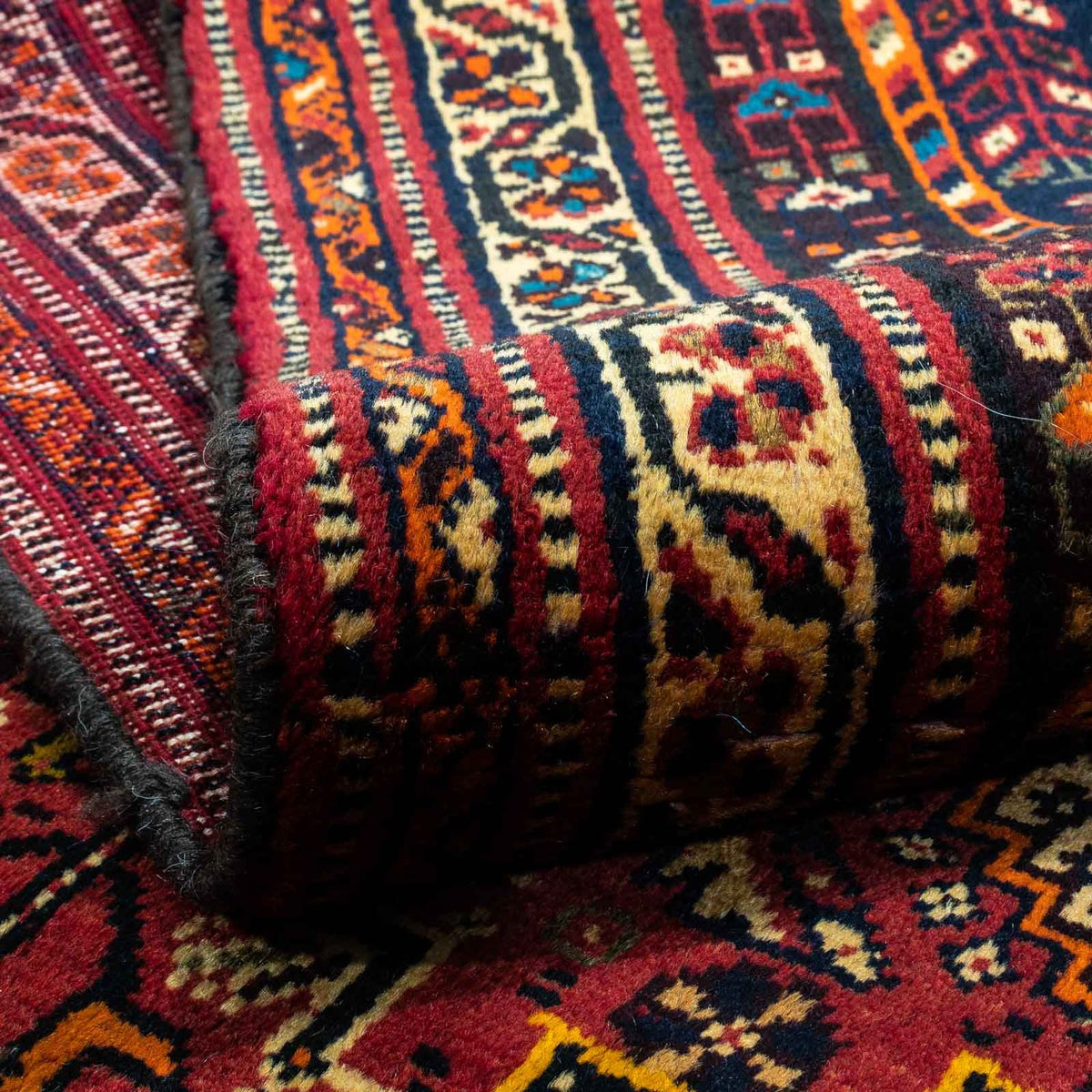 Perzisch Tapijt - Nomadisch - 285 x 173 cm - donkerrood