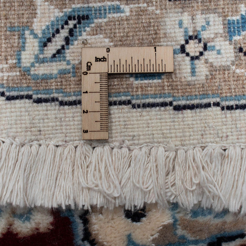 Perzisch tapijt - Nain rond  - 250 x 250 cm - donkerrood