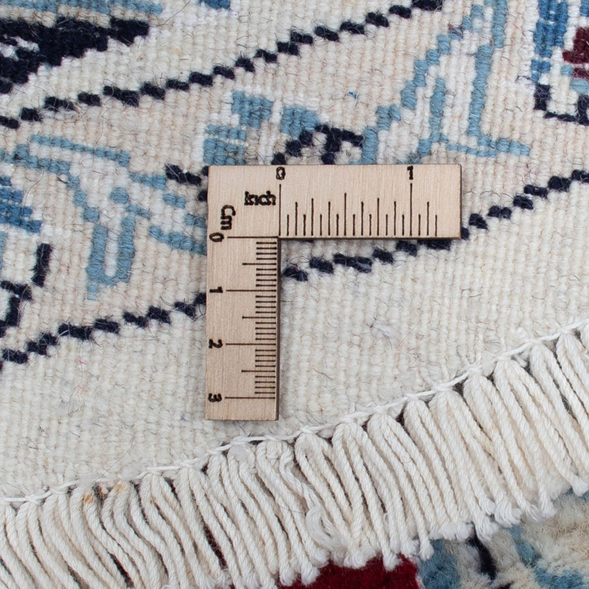 Perzisch tapijt - Nain rond  - 250 x 250 cm - donkerrood