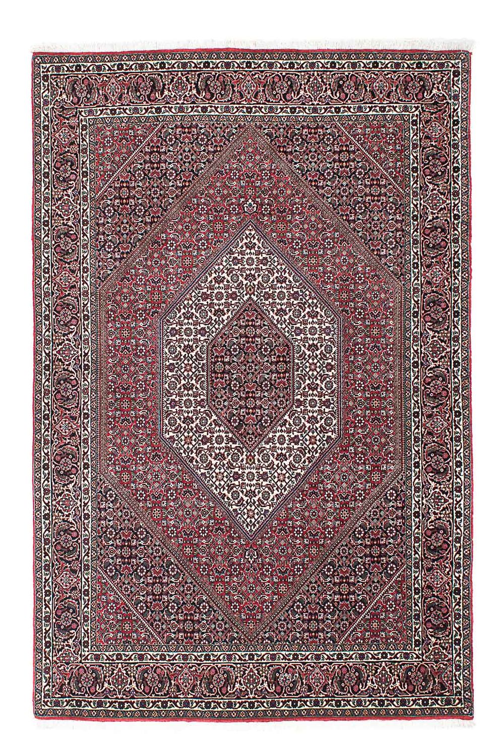 Perzisch tapijt - Bijar - 215 x 140 cm - rood