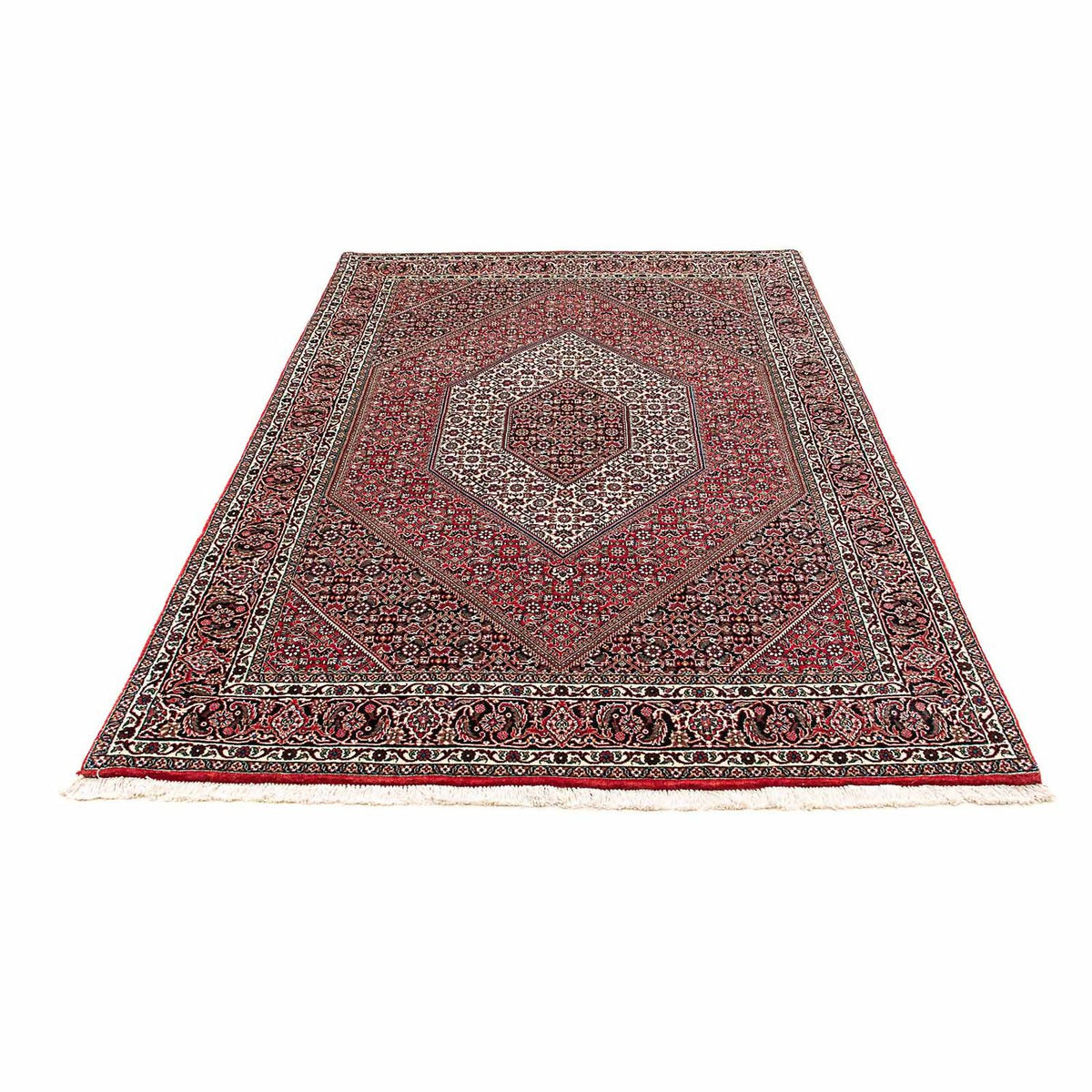 Perzisch tapijt - Bijar - 215 x 140 cm - rood