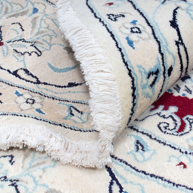 Perzisch tapijt - Nain rond  - 245 x 245 cm - donkerrood