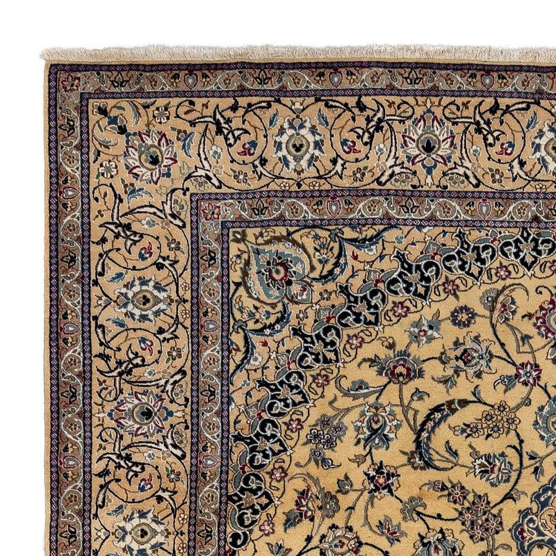 Perzisch tapijt - Nain - Koninklijk - 353 x 255 cm - donker beige