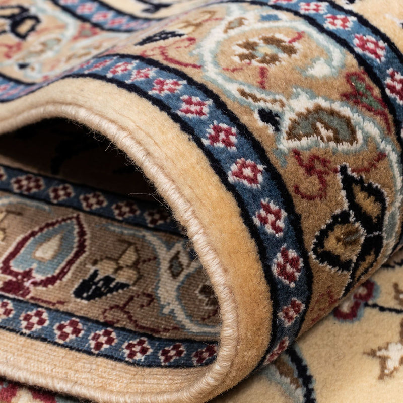 Perzisch tapijt - Nain - Koninklijk - 353 x 255 cm - donker beige