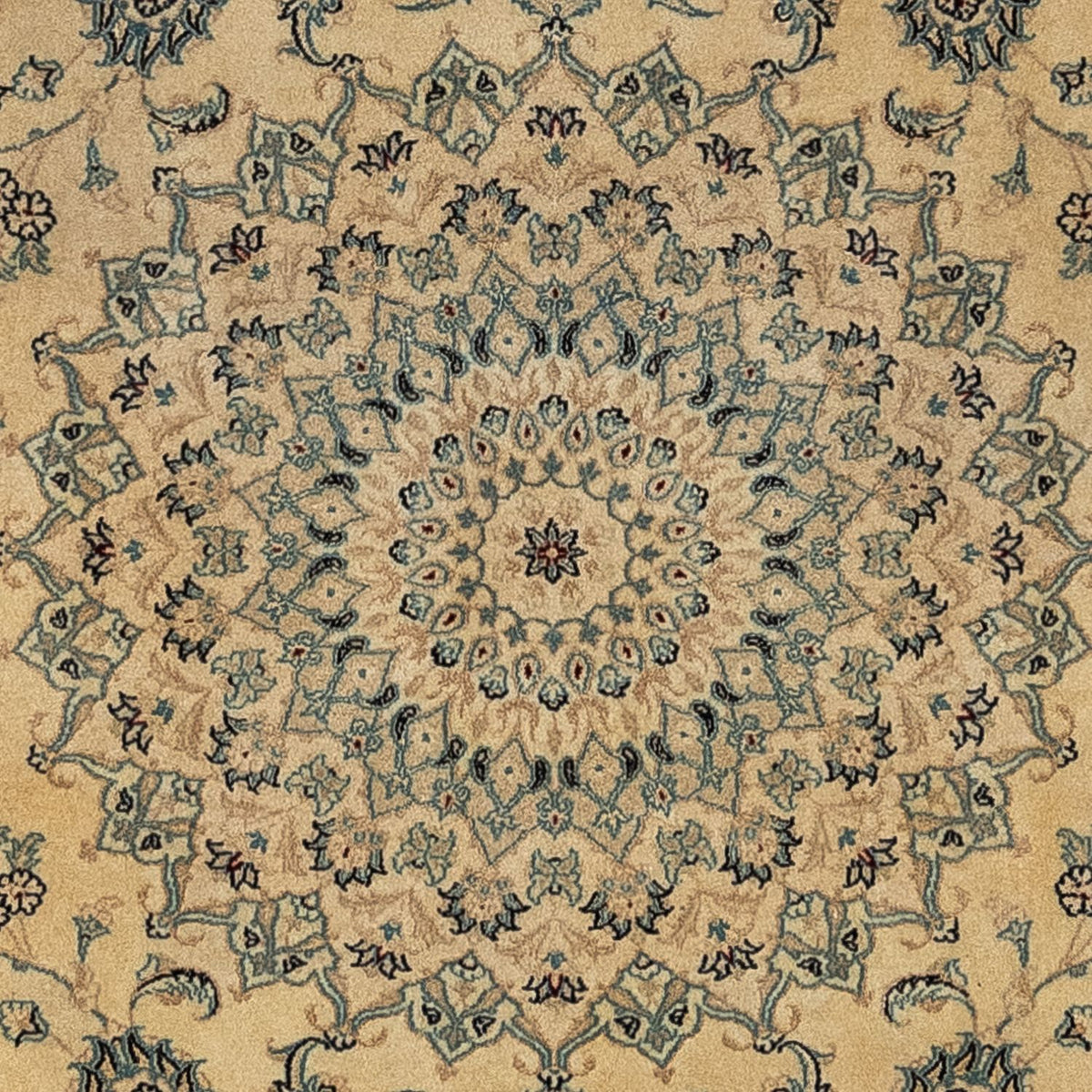 Perzisch tapijt - Nain - Koninklijk - 344 x 250 cm - lichtbruin