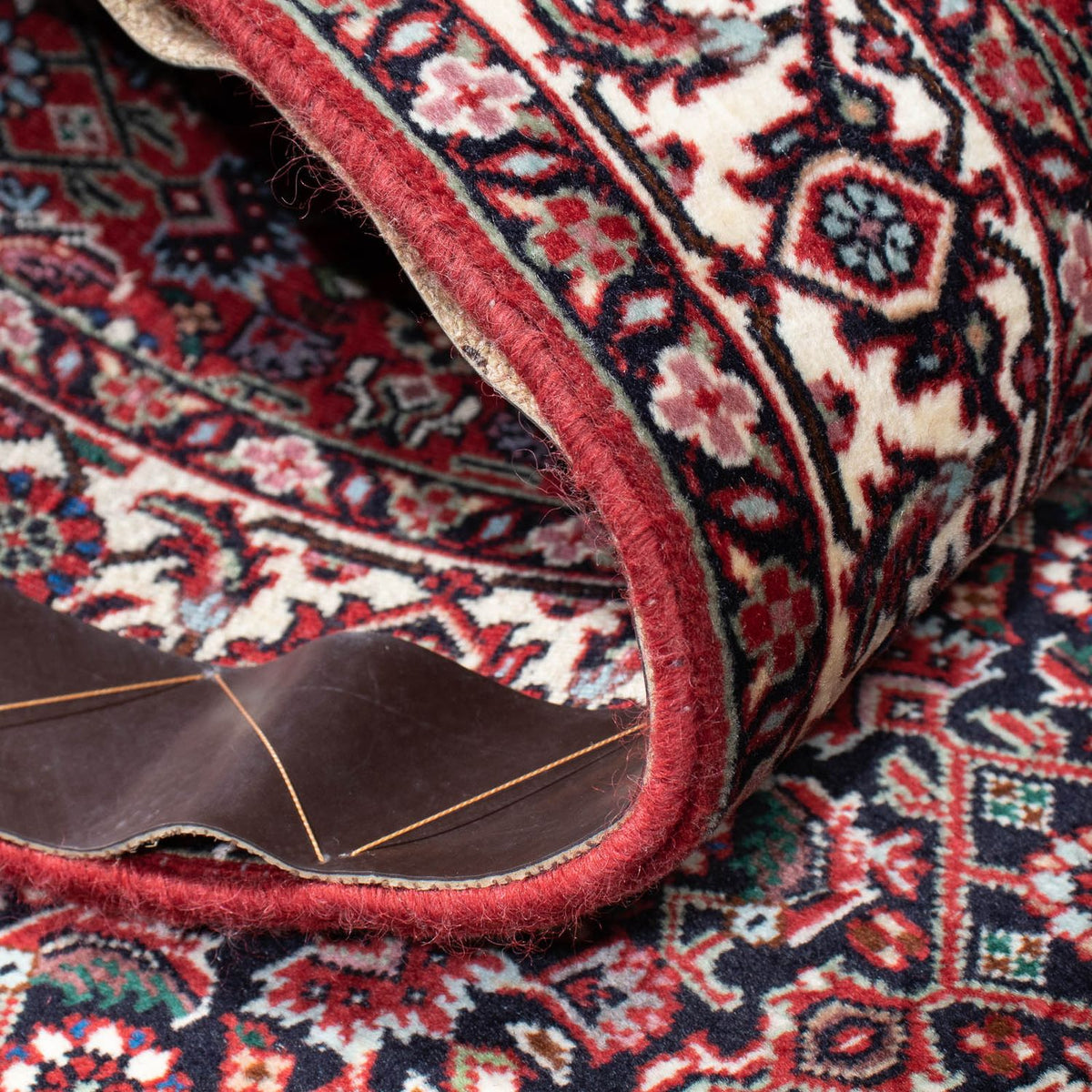 Loper Perzisch tapijt - Bijar - 198 x 73 cm - rood