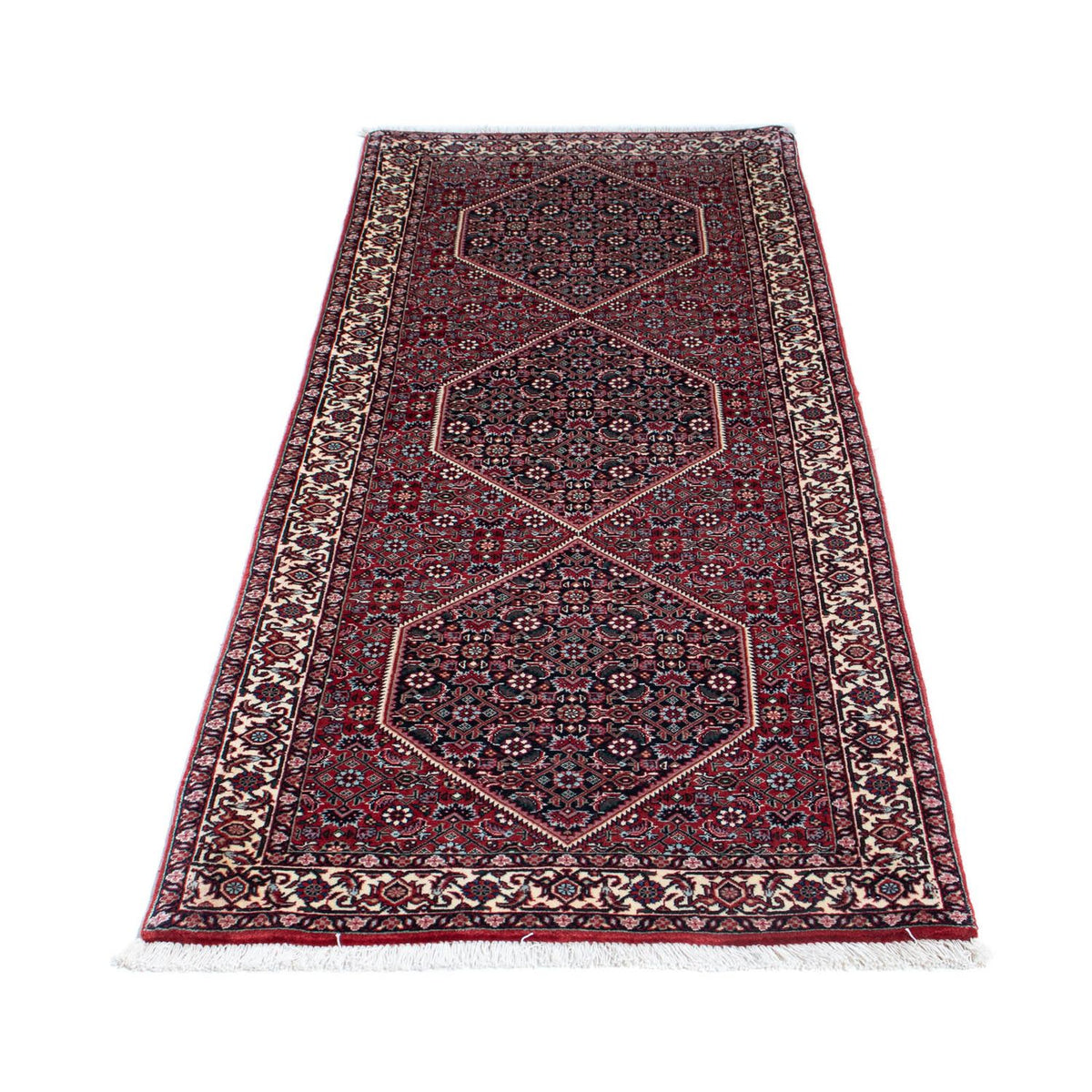 Loper Perzisch tapijt - Bijar - 198 x 73 cm - rood