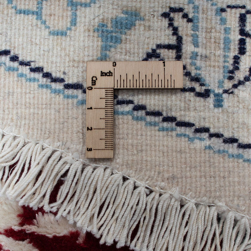 Perzisch tapijt - Nain rond  - 290 x 290 cm - donkerrood