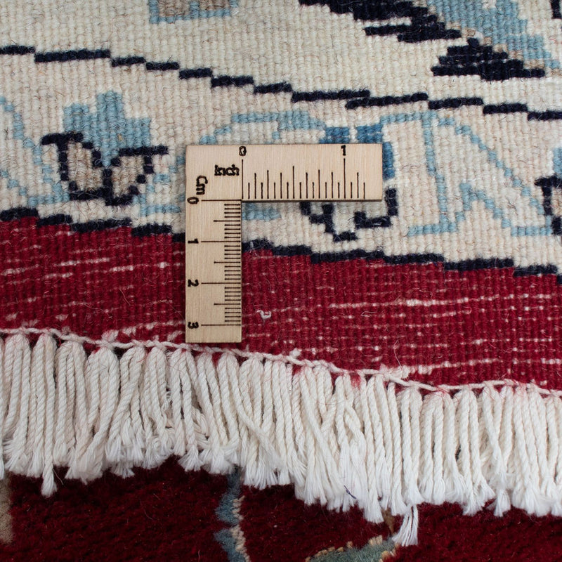 Perzisch tapijt - Nain rond  - 250 x 250 cm - donkerrood